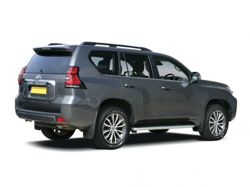 toyota land cruiser diesel sw 2.8 d-4d 204 invincible 5dr auto 7 seats [sunroof] 2020 rear three quarter